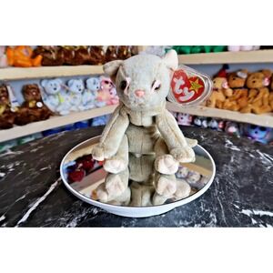 TY Beanie Baby - Scat the Cat | Tush Tag Wear | Vintage | Rare